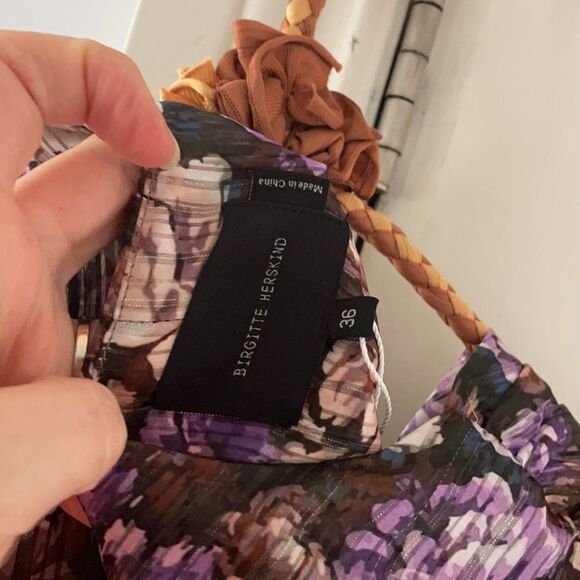 🎀 Revolve BIRGITTE HERSKIND KATHINKA MINI floral DRESS 36 - Picture 9 of 11